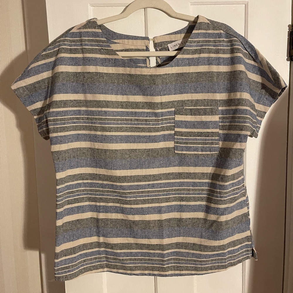 Linen Lux Top